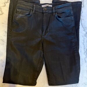 Joe's Jeans Women’s high rise blk coated